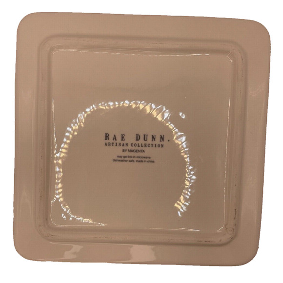 RAE DUNN Christmas Collection “GINGERBREAD" Pan Baking Dish & Hot Plate "PEACE" - Picture 8 of 11